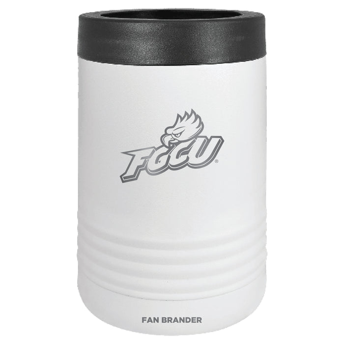 Fan Brander 12oz/16oz Can Cooler with Florida Gulf Coast Eagles Etched Primary Logo
