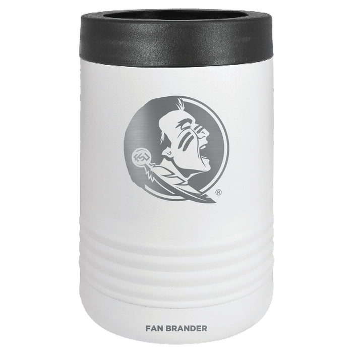 Fan Brander 12oz/16oz Can Cooler with Florida State Seminoles Etched Primary Logo