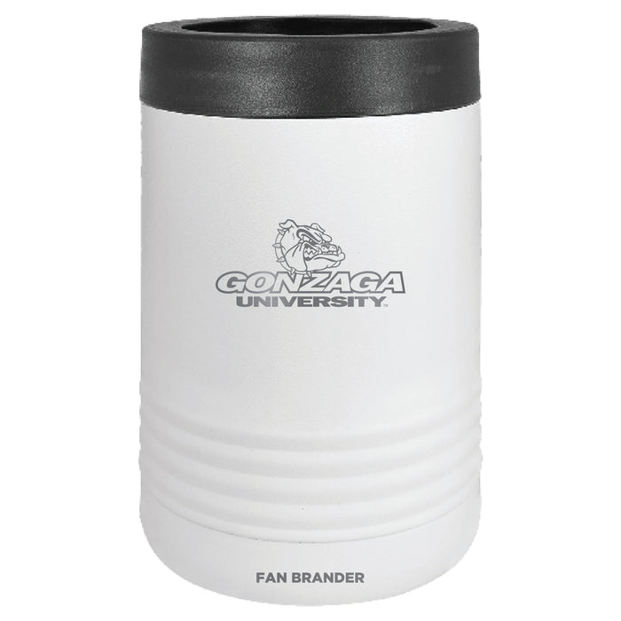 Fan Brander 12oz/16oz Can Cooler with Gonzaga Bulldogs Etched Primary Logo