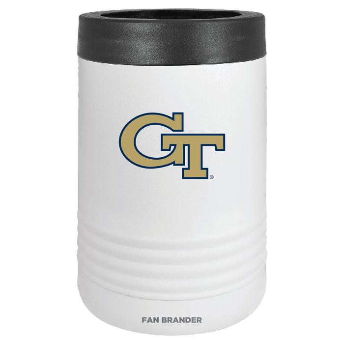 Fan Brander 12oz/16oz Can Cooler with Georgia Tech Yellow Jackets Primary Logo