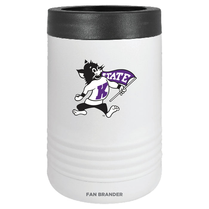 Fan Brander 12oz/16oz Can Cooler with Kansas State Wildcats Secondary Logo