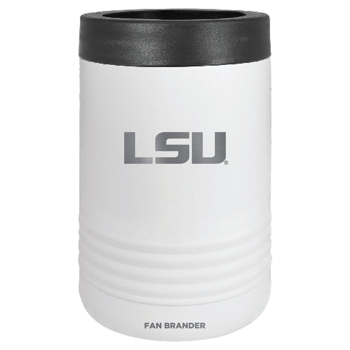 Fan Brander 12oz/16oz Can Cooler with LSU Tigers Etched Primary Logo