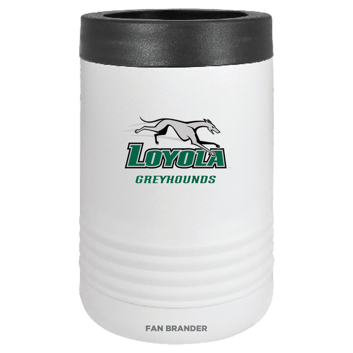 Fan Brander 12oz/16oz Can Cooler with Loyola Univ Of Maryland Hounds Primary Logo