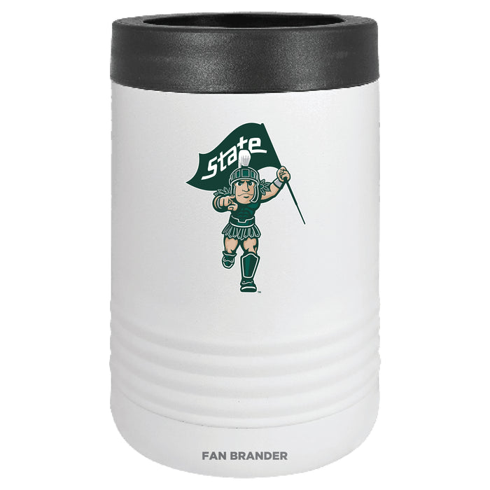 Fan Brander 12oz/16oz Can Cooler with Michigan State Spartans Secondary Logo