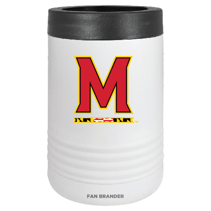 Fan Brander 12oz/16oz Can Cooler with Maryland Terrapins Primary Logo