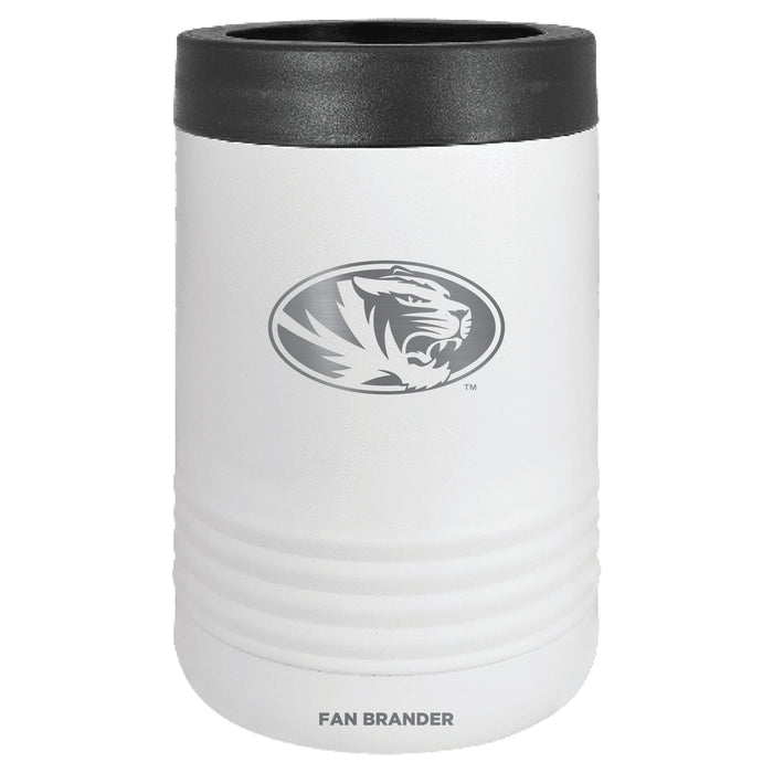 Fan Brander 12oz/16oz Can Cooler with Missouri Tigers Etched Primary Logo