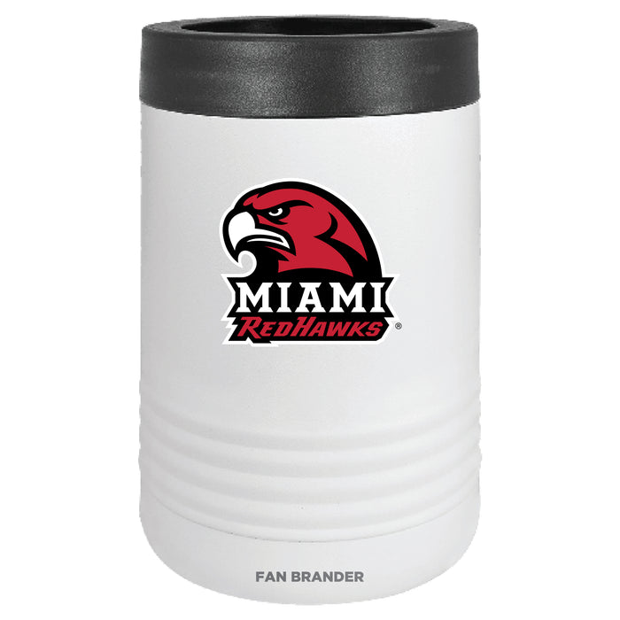 Fan Brander 12oz/16oz Can Cooler with Miami University RedHawks Secondary Logo