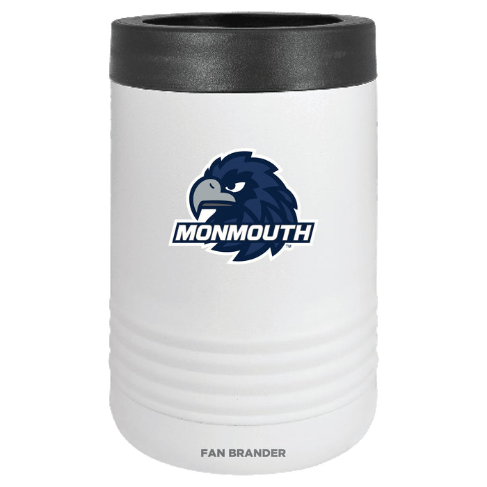 Fan Brander 12oz/16oz Can Cooler with Monmouth Hawks Primary Logo