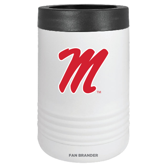 Fan Brander 12oz/16oz Can Cooler with Mississippi Ole Miss Secondary Logo