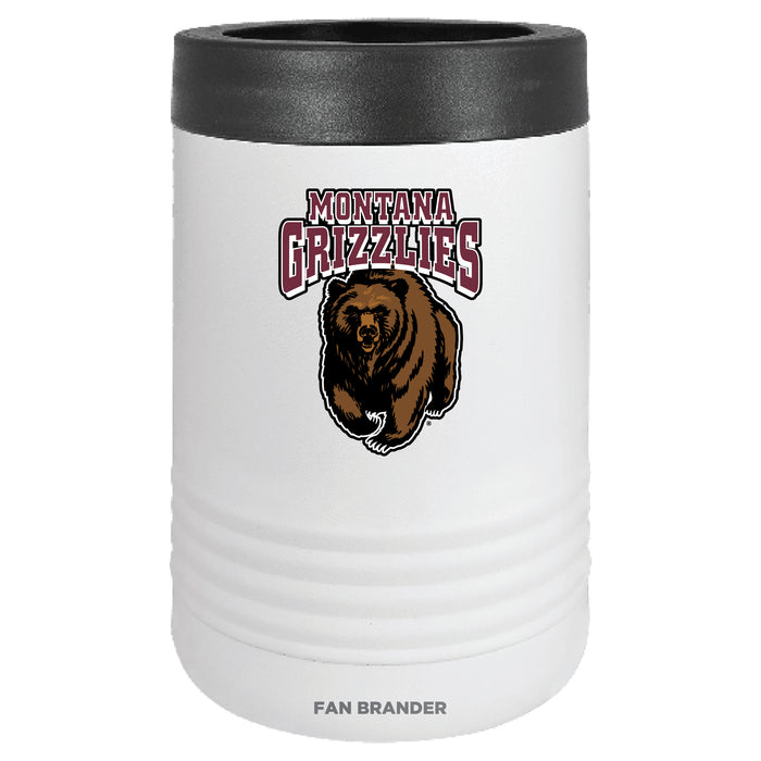 Fan Brander 12oz/16oz Can Cooler with Montana Grizzlies Primary Logo