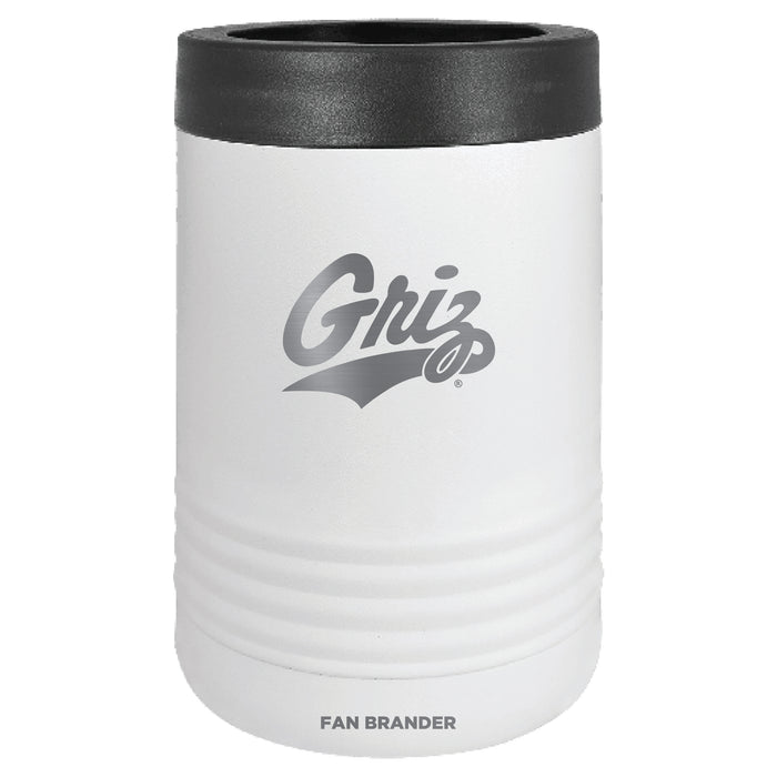 Fan Brander 12oz/16oz Can Cooler with Montana Grizzlies Etched Primary Logo