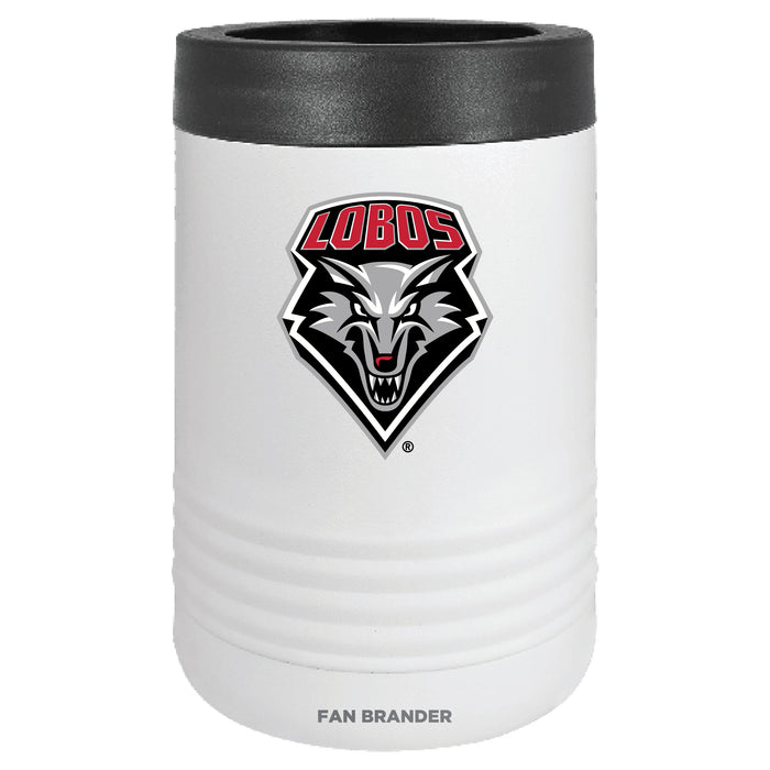 Fan Brander 12oz/16oz Can Cooler with New Mexico Lobos Primary Logo