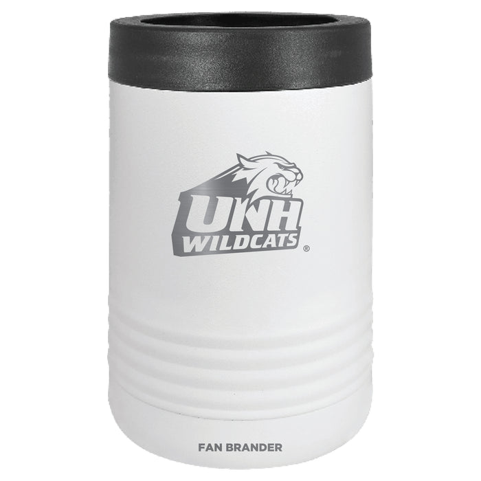 Fan Brander 12oz/16oz Can Cooler with New Hampshire Wildcats Etched Primary Logo