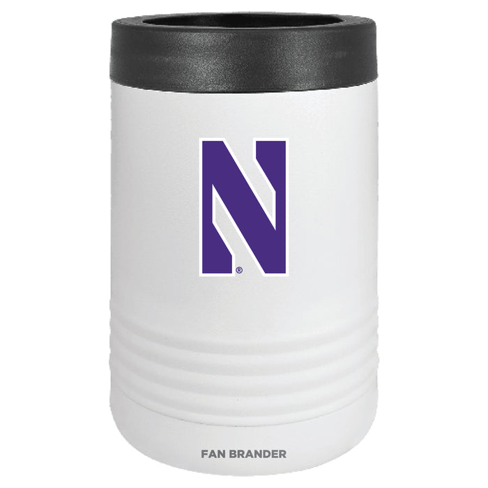 Fan Brander 12oz/16oz Can Cooler with Northwestern Wildcats Primary Logo