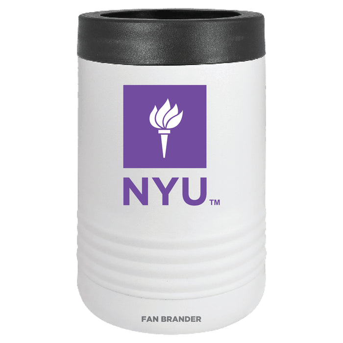 Fan Brander 12oz/16oz Can Cooler with NYU Primary Logo