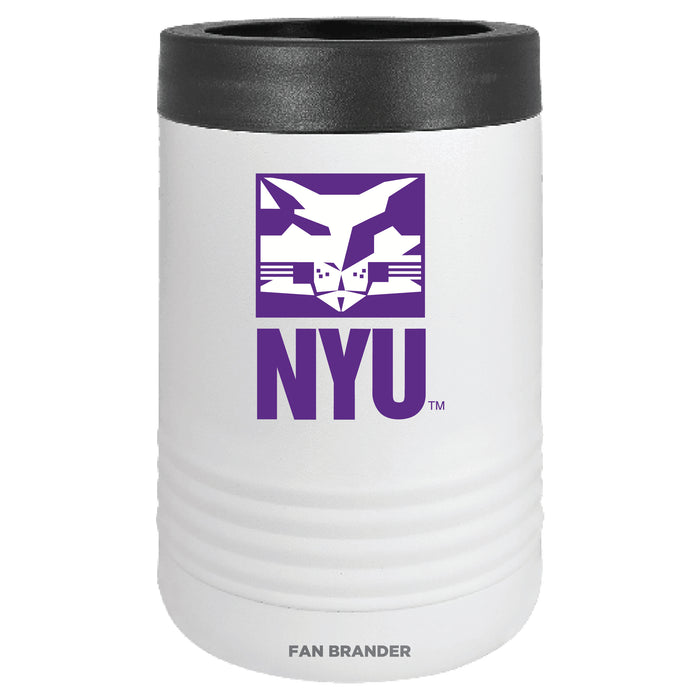 Fan Brander 12oz/16oz Can Cooler with NYU Secondary Logo