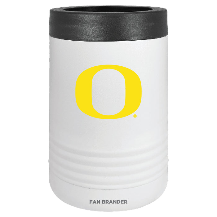 Fan Brander 12oz/16oz Can Cooler with Oregon Ducks Primary Logo