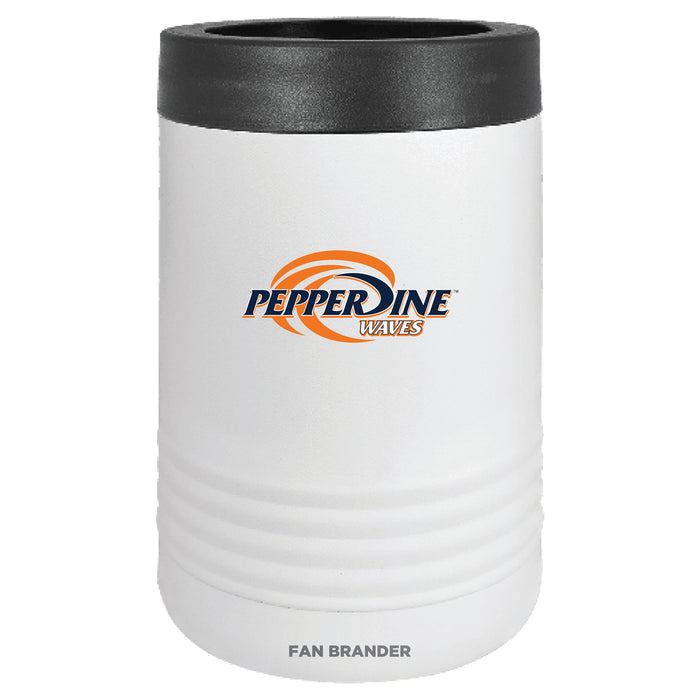 Fan Brander 12oz/16oz Can Cooler with Pepperdine Waves Primary Logo