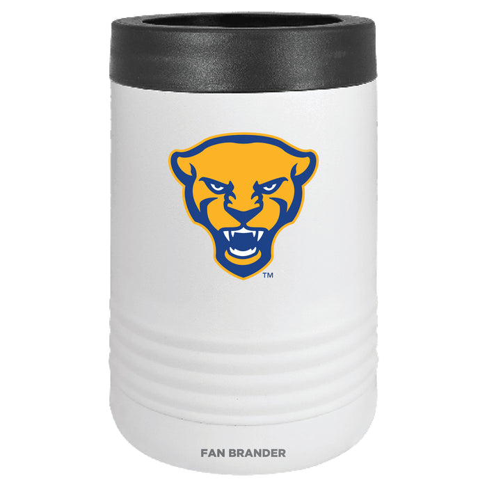 Fan Brander 12oz/16oz Can Cooler with Pittsburgh Panthers Secondary Logo