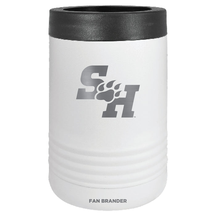 Fan Brander 12oz/16oz Can Cooler with Sam Houston State Bearkats Etched Primary Logo