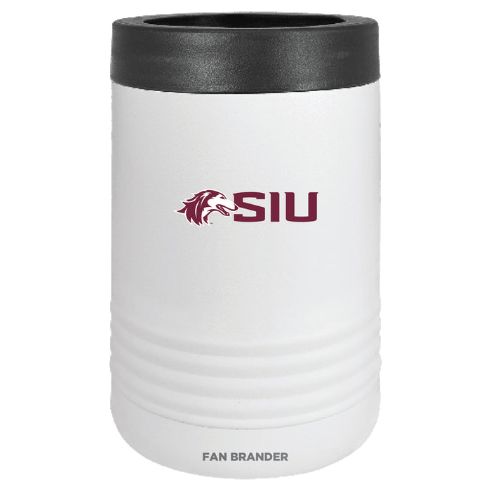 Fan Brander 12oz/16oz Can Cooler with Southern Illinois Salukis Secondary Logo