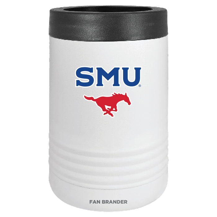 Fan Brander 12oz/16oz Can Cooler with SMU Mustangs Primary Logo
