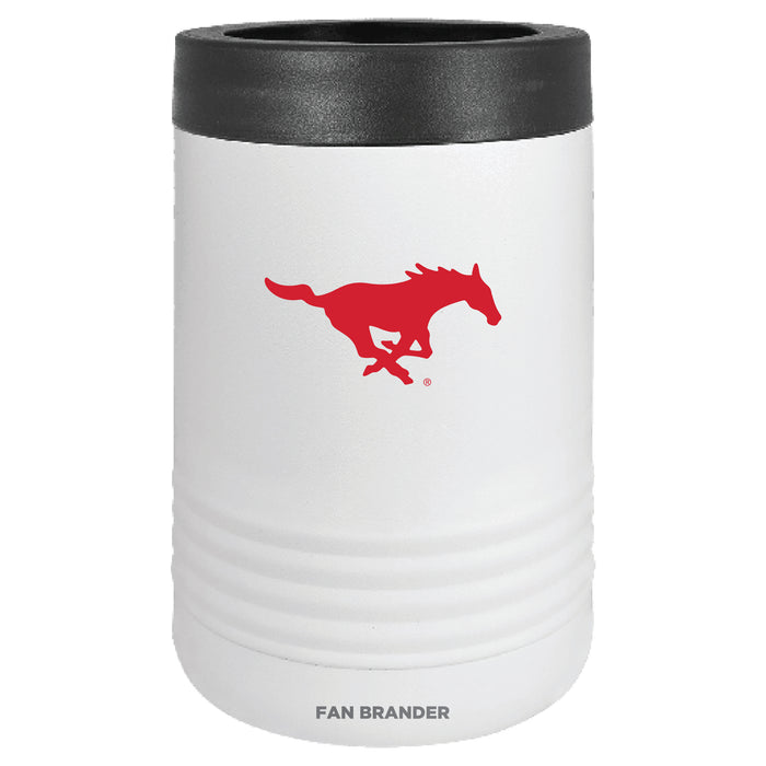 Fan Brander 12oz/16oz Can Cooler with SMU Mustangs Secondary Logo