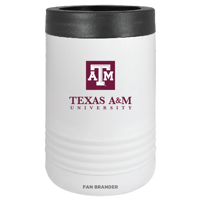 Fan Brander 12oz/16oz Can Cooler with Texas A&M Aggies Secondary Logo