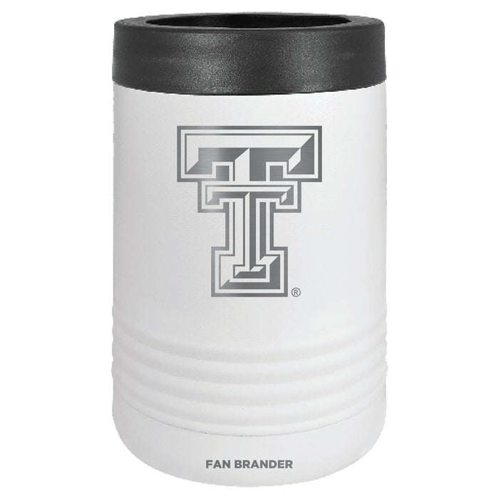 Fan Brander 12oz/16oz Can Cooler with Texas Tech Red Raiders Etched Primary Logo