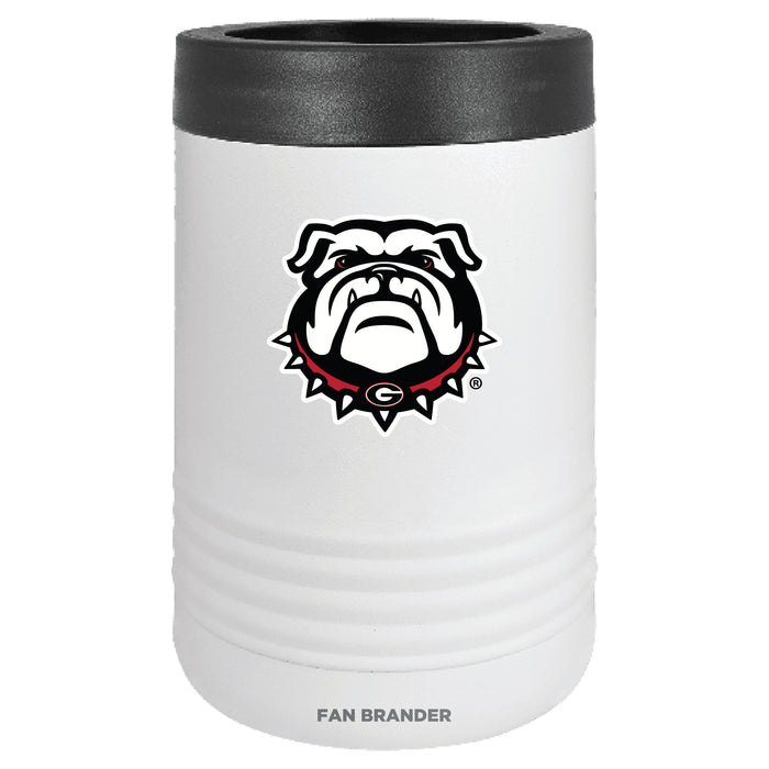 Fan Brander 12oz/16oz Can Cooler with Georgia Bulldogs Secondary Logo
