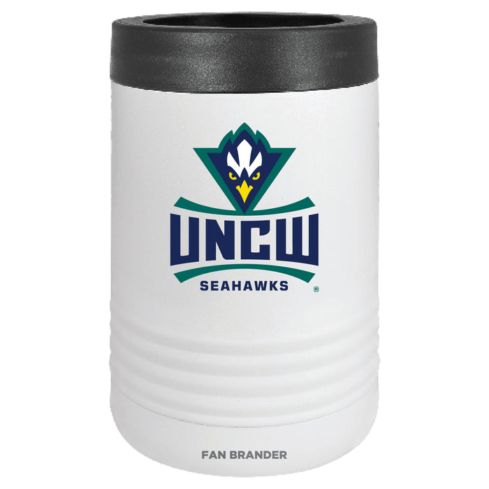 Fan Brander 12oz/16oz Can Cooler with UNC Wilmington Seahawks Primary Logo