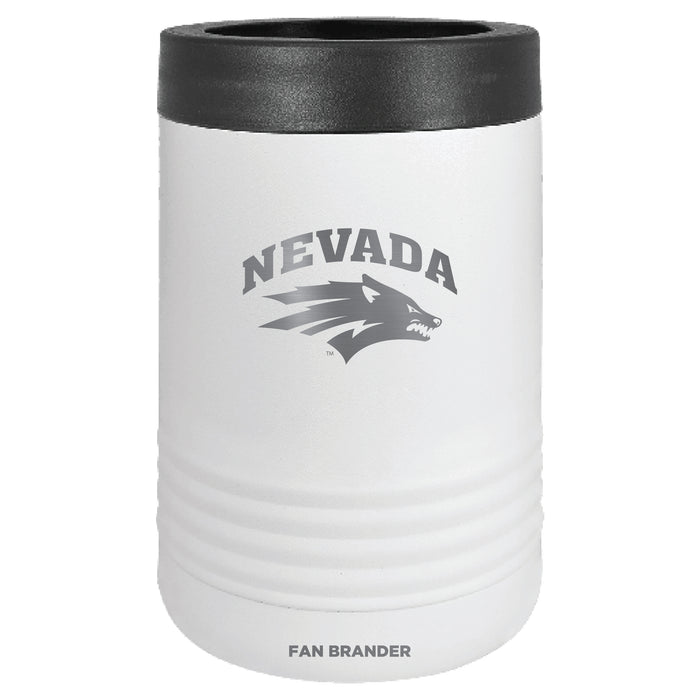 Fan Brander 12oz/16oz Can Cooler with Nevada Wolf Pack Etched Primary Logo
