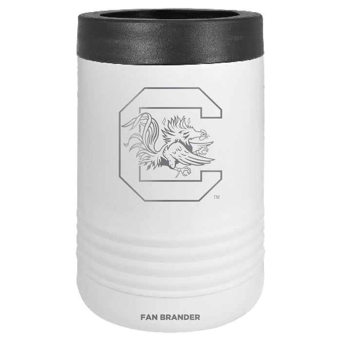 Fan Brander 12oz/16oz Can Cooler with South Carolina Gamecocks Etched Primary Logo