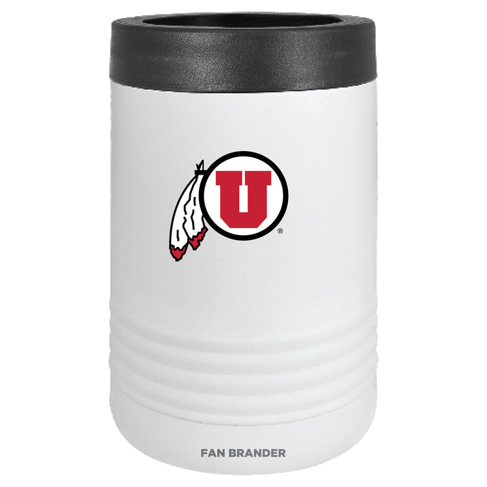 Fan Brander 12oz/16oz Can Cooler with Utah Utes Primary Logo