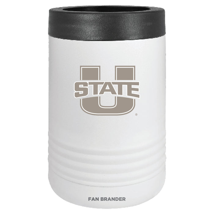 Fan Brander 12oz/16oz Can Cooler with Utah State Aggies Primary Logo