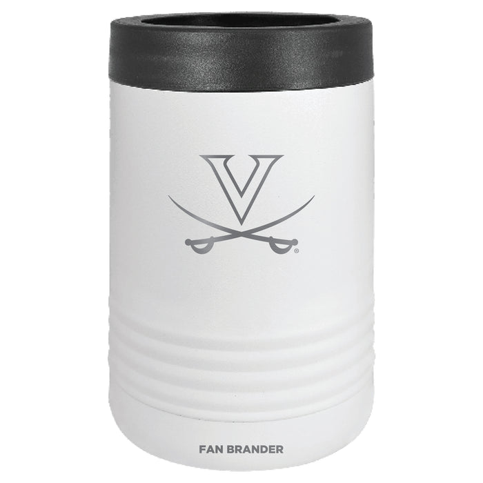 Fan Brander 12oz/16oz Can Cooler with Virginia Cavaliers Etched Primary Logo