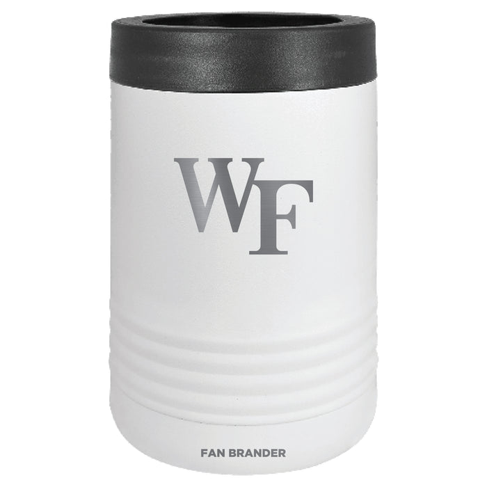 Fan Brander 12oz/16oz Can Cooler with Wake Forest Demon Deacons Etched Primary Logo