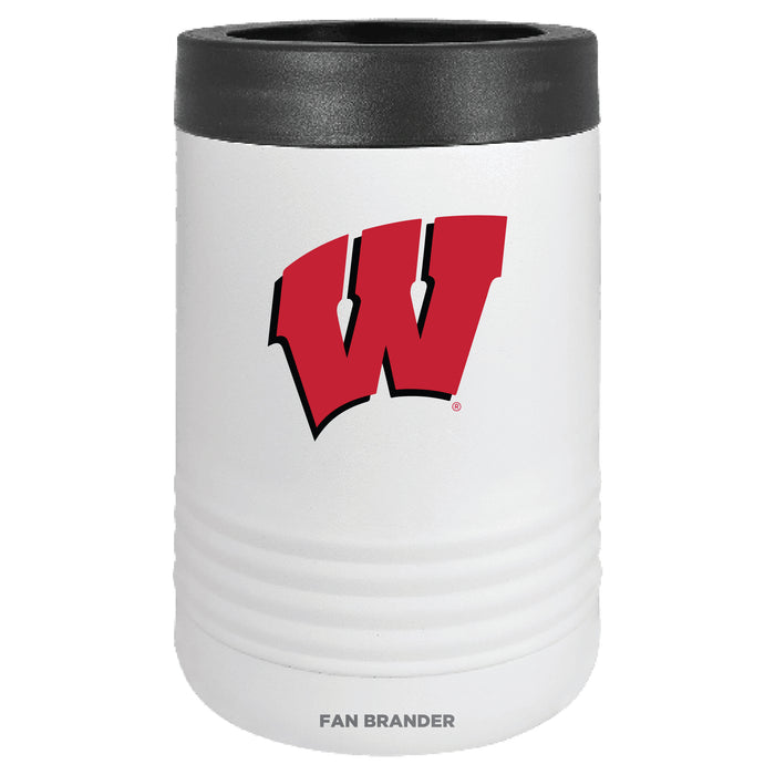 Fan Brander 12oz/16oz Can Cooler with Wisconsin Badgers Primary Logo