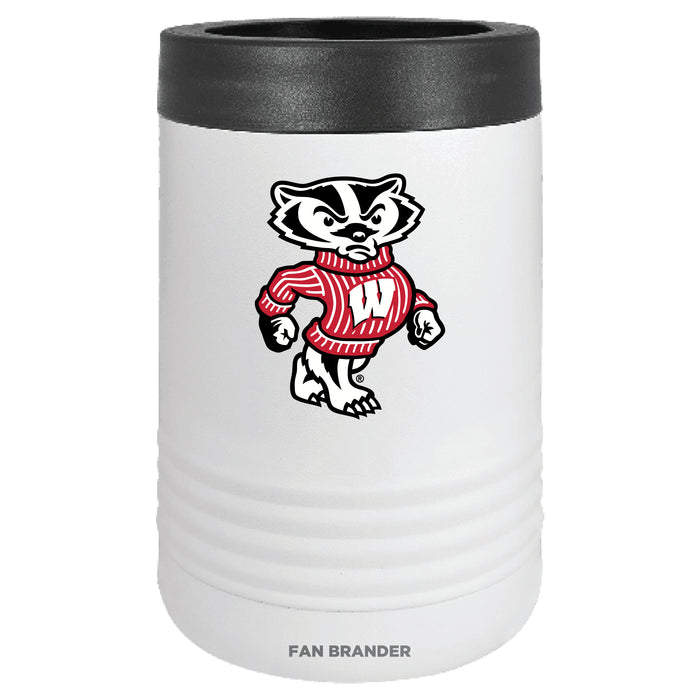 Fan Brander 12oz/16oz Can Cooler with Wisconsin Badgers Secondary Logo
