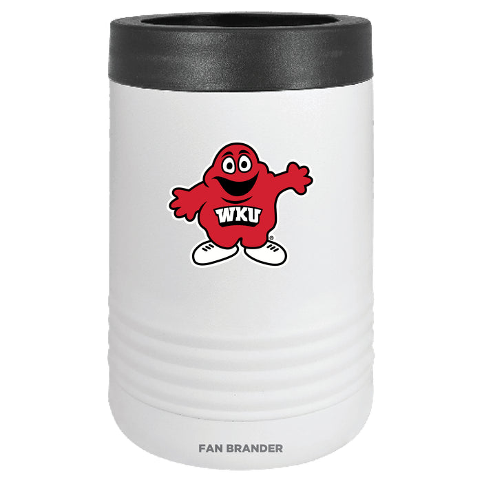 Fan Brander 12oz/16oz Can Cooler with Western Kentucky Hilltoppers Secondary Logo