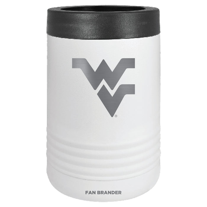 Fan Brander 12oz/16oz Can Cooler with West Virginia Mountaineers Etched Primary Logo