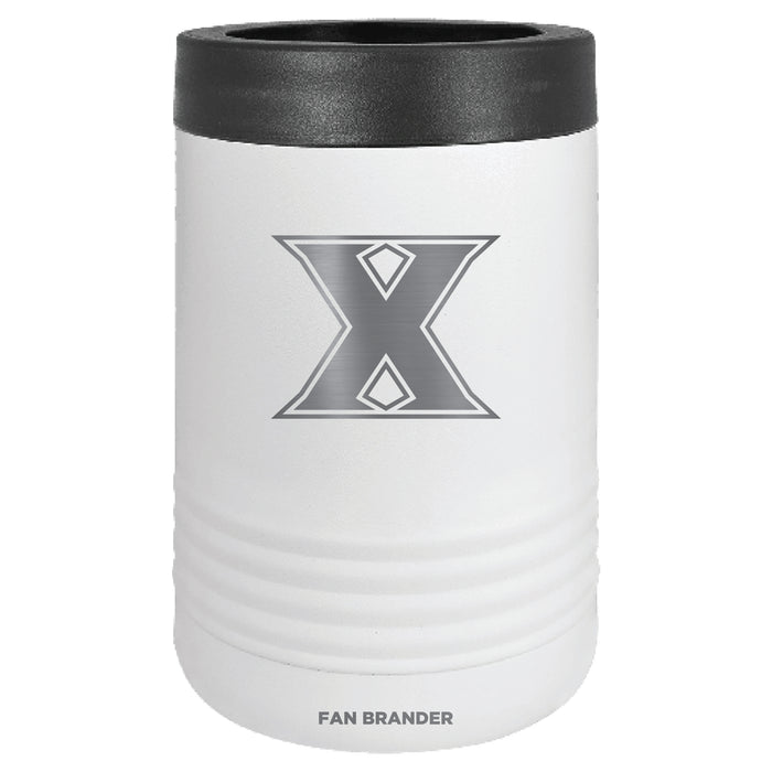 Fan Brander 12oz/16oz Can Cooler with Xavier Musketeers Etched Primary Logo