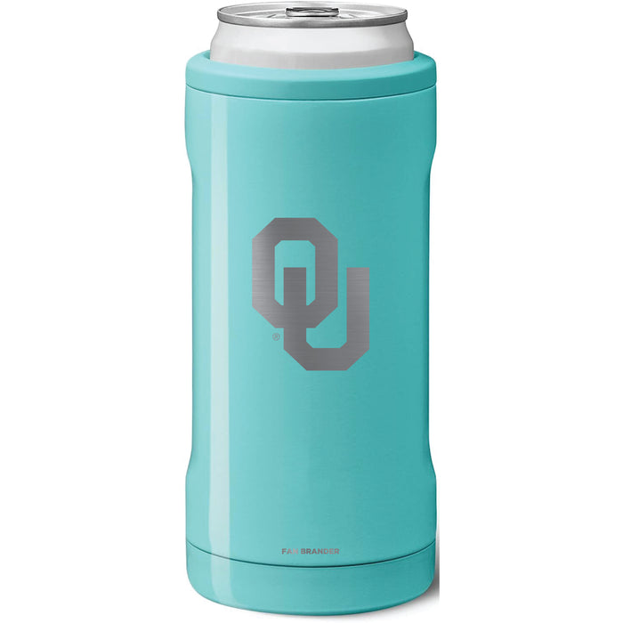 BruMate Slim Insulated Can Cooler with Oklahoma Sooners Primary Logo