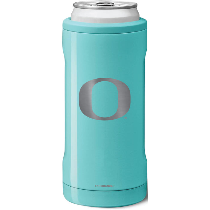 BruMate Slim Insulated Can Cooler with Oregon Ducks Primary Logo