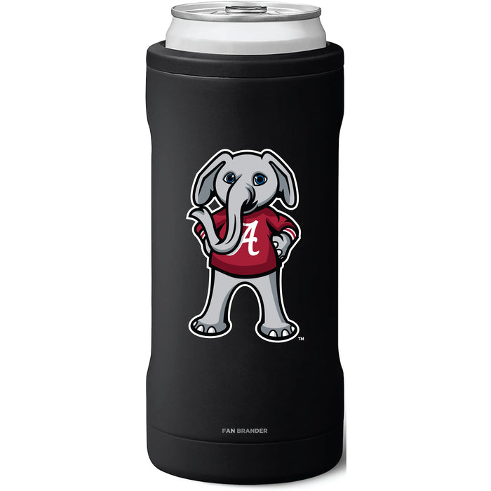 BruMate Slim Insulated Can Cooler with Alabama Crimson Tide Secondary Logo