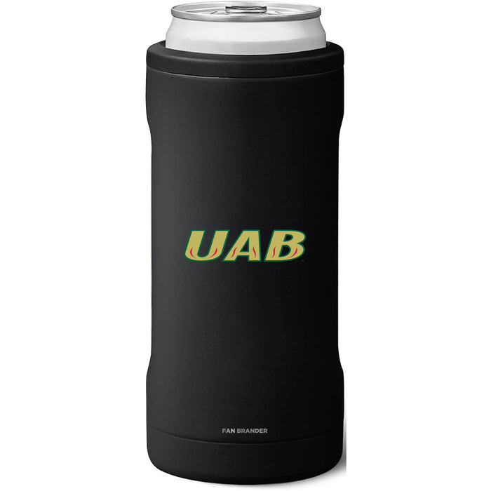 BruMate Slim Insulated Can Cooler with UAB Blazers Secondary Logo