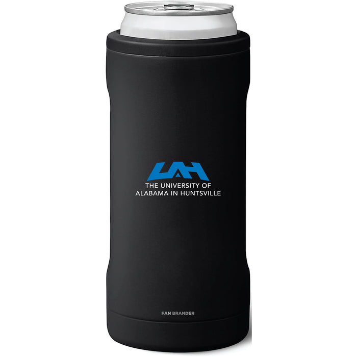 BruMate Slim Insulated Can Cooler with UAH Chargers Primary Logo