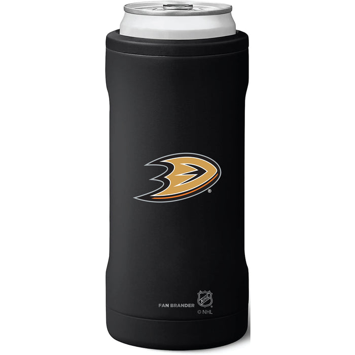 BruMate Slim Insulated Can Cooler with Anaheim Ducks Primary Logo