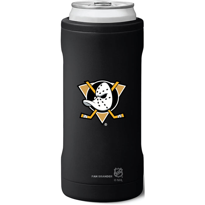 BruMate Slim Insulated Can Cooler with Anaheim Ducks Secondary Logo