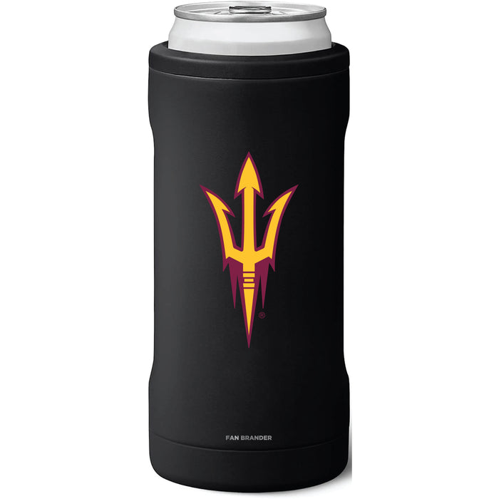 BruMate Slim Insulated Can Cooler with Arizona State Sun Devils Primary Logo